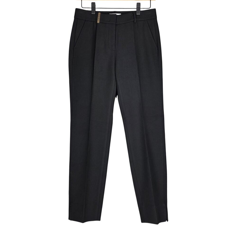 PESERICO WOMEN'S LUXURY TAILORED TROUSERS – BLACK – IT 40 (US 4 / SMALL)